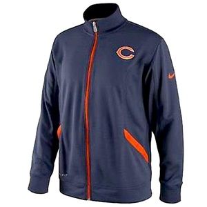 Nike Chicago Bears NFL Full Zip Jacket - size medium